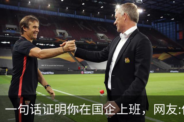 一句话证明你在国企上班，网友:你太敢说了！